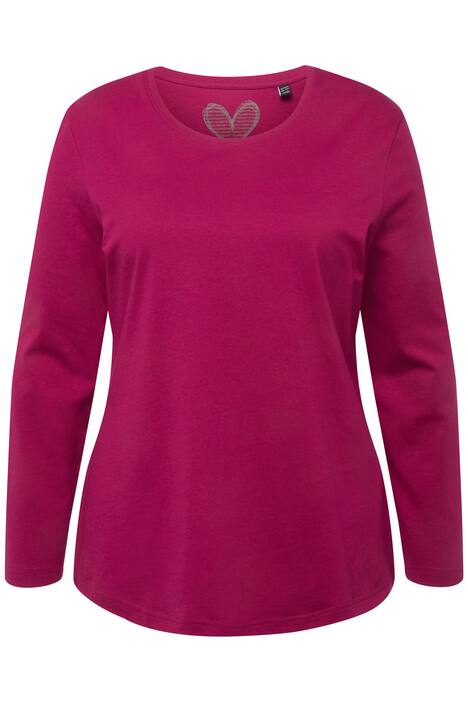 Tričko, Slim, kulatý výstřih, dlouhé rukávy