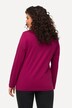 Basic Round Neck Long Sleeve Slim Fit Cotton Tee