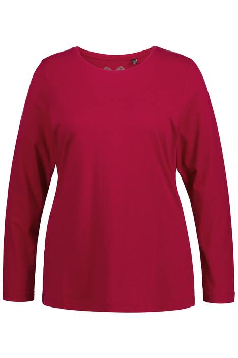 Tričko, Slim, kulatý výstřih, dlouhé rukávy