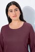 Shirt, slim, ronde hals, lange mouw