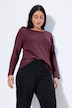 Shirt, slim, ronde hals, lange mouw