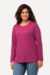 Shirt, slim, ronde hals, lange mouw
