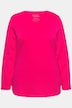 Basic Round Neck Long Sleeve Slim Fit Cotton Tee