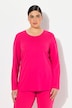 Basic Round Neck Long Sleeve Slim Fit Cotton Tee