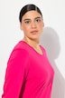 Basic Round Neck Long Sleeve Slim Fit Cotton Tee