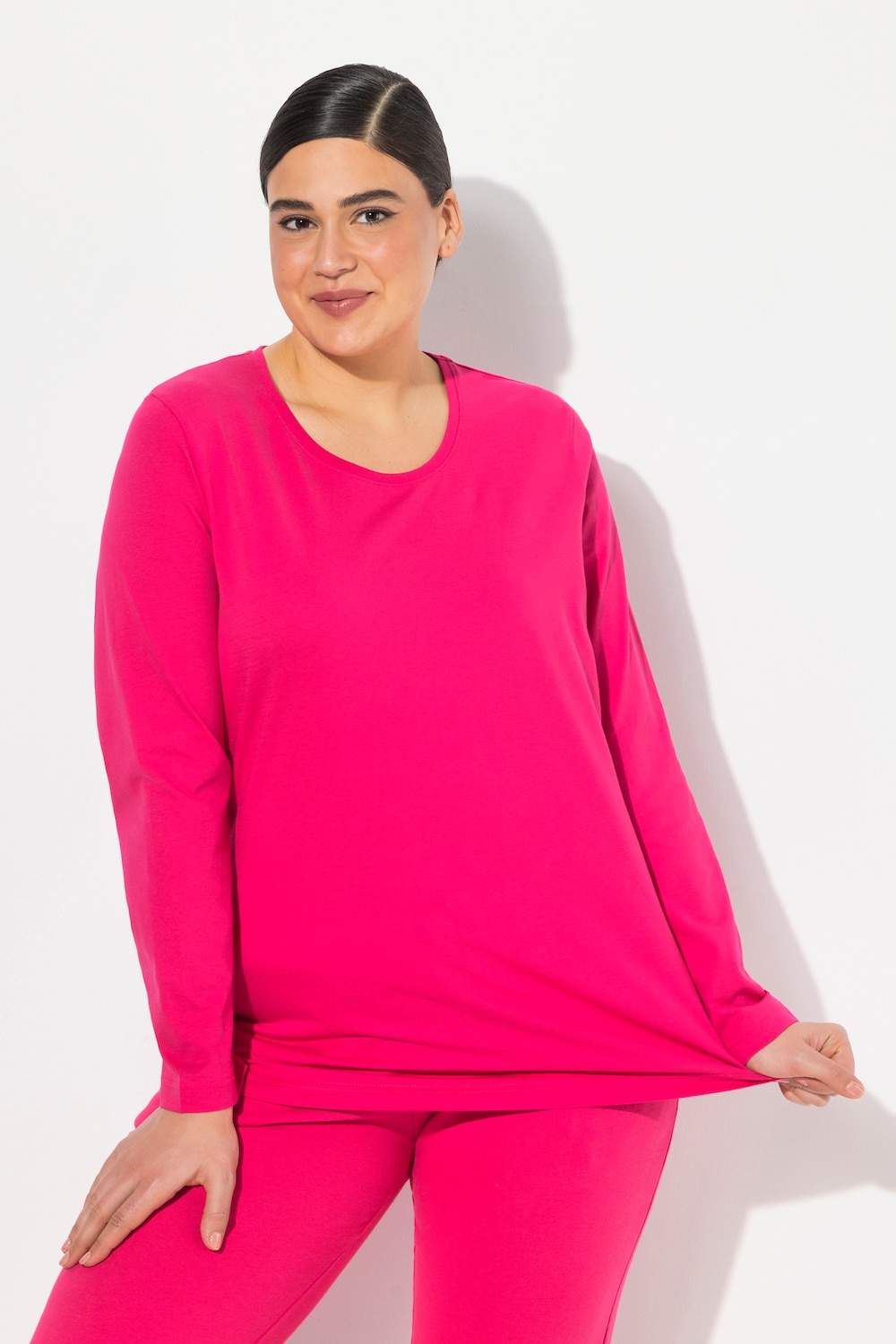 Große Größen Shirt, Damen, rosa, Größe: 62/64, Baumwolle, Ulla Popken