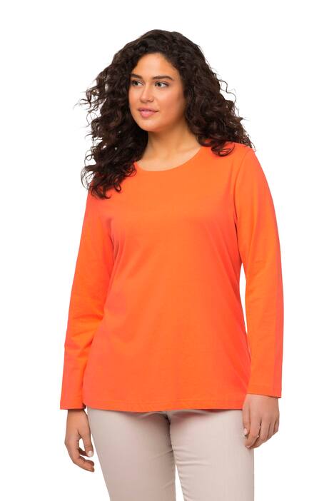 Tričko, Slim, kulatý výstřih, dlouhé rukávy