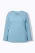 Shirt, Slim, Rundhalsausschnitt, Langarm