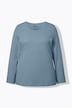 Shirt, Slim, Rundhalsausschnitt, Langarm