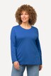 Basic Round Neck Long Sleeve Slim Fit Cotton Tee