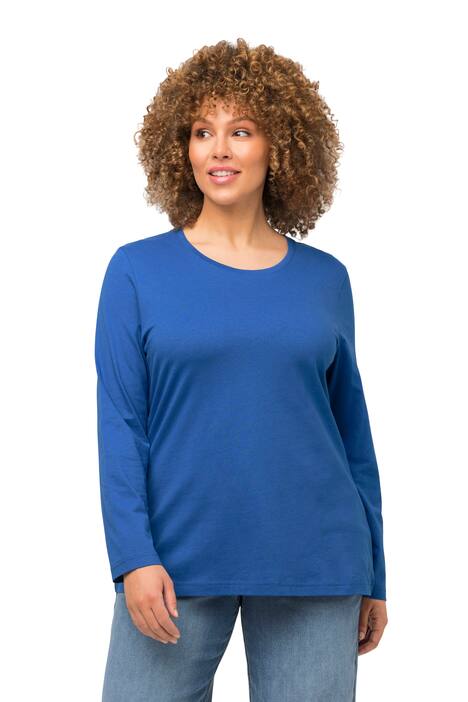 Tričko, Slim, kulatý výstřih, dlouhé rukávy