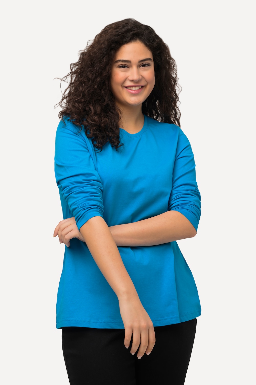 Grote Maten Shirt, Dames, turquoise, Maat: 54/56, Ulla Popken