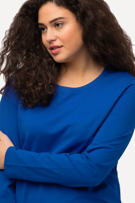 YGOODM Langarm Shirts Damen 6er Pack - Basic Oberteile Rundhals Baumwolle Mix