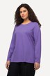 Basic Round Neck Long Sleeve Slim Fit Cotton Tee
