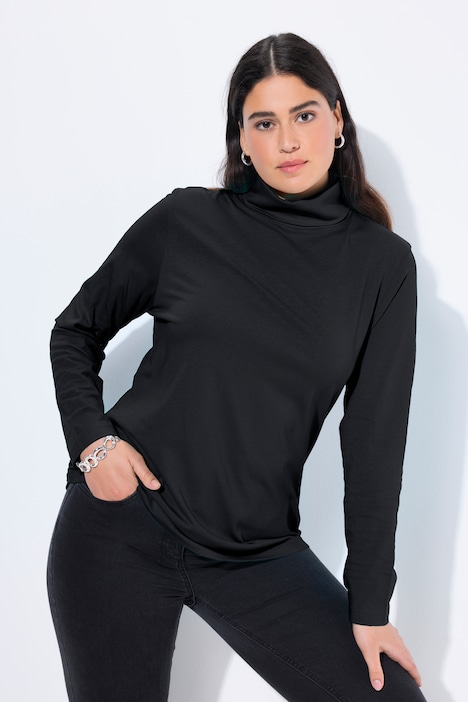 Basic Long Sleeve Slim Fit Turtleneck