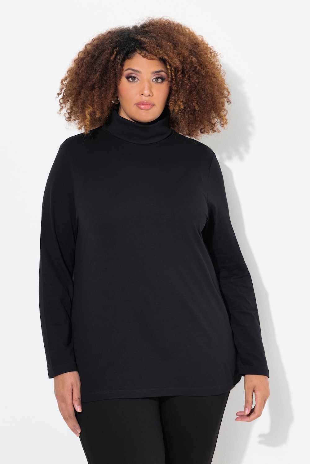 Große Größen Shirt, Damen, schwarz, Größe: 58/60, Baumwolle, Ulla Popken