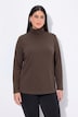 T-shirt coupe Slim Fit, manches longues et col roulé