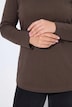 T-shirt coupe Slim Fit, manches longues et col roulé