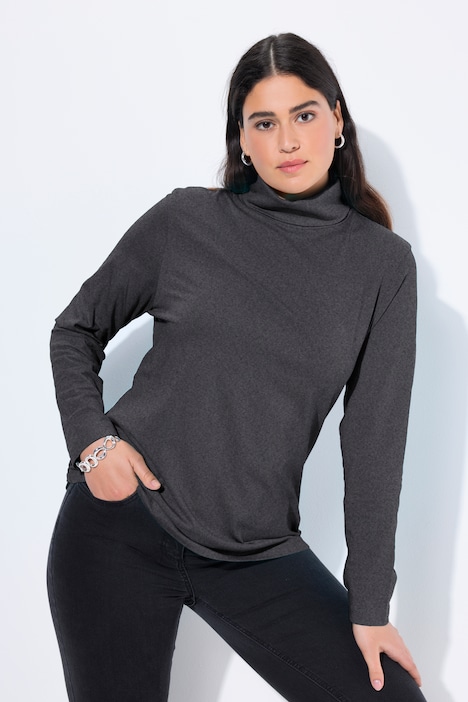 Basic Long Sleeve Slim Fit Turtleneck
