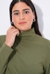 T-shirt coupe Slim Fit, manches longues et col roulé
