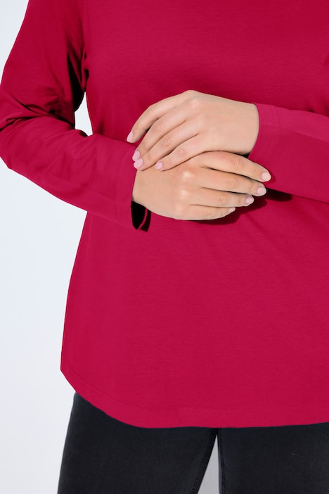Shirt, Rollkragen, Slim, Langarm