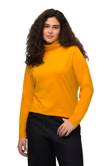 Tričko, rolák, Slim střih, dlouhé rukávy