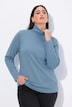 T-shirt coupe Slim Fit, manches longues et col roulé