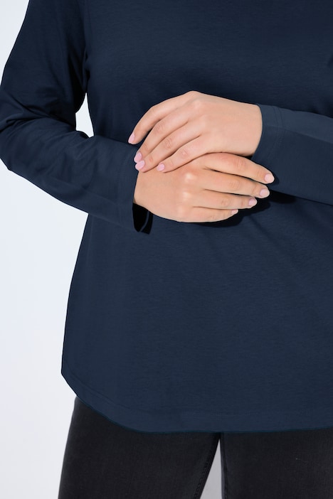 Shirt, met col, slim, lange mouwen