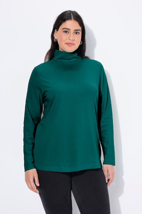 Shirt, Rollkragen, Slim, Langarm