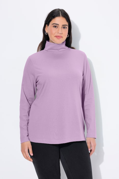 Shirt, Rollkragen, Slim, Langarm