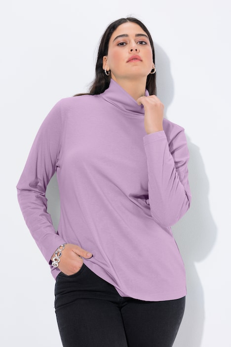 Shirt, Rollkragen, Slim, Langarm