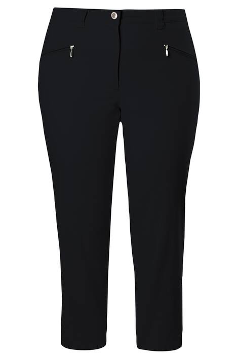 Kalhoty Mony, délka k lýtkům, zúžené nohavice, příčně elastické