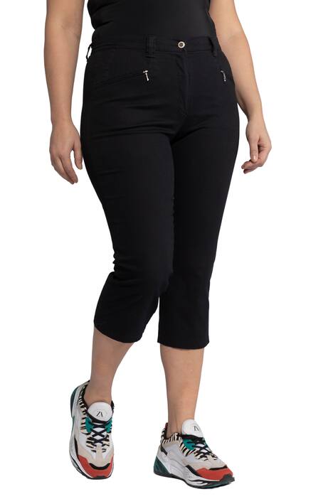 Kalhoty Mony, délka k lýtkům, zúžené nohavice, příčně elastické