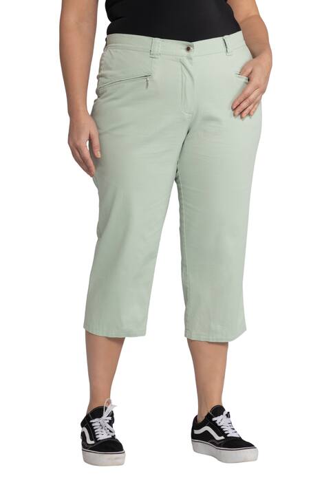 Kalhoty Mony, délka k lýtkům, zúžené nohavice, příčně elastické