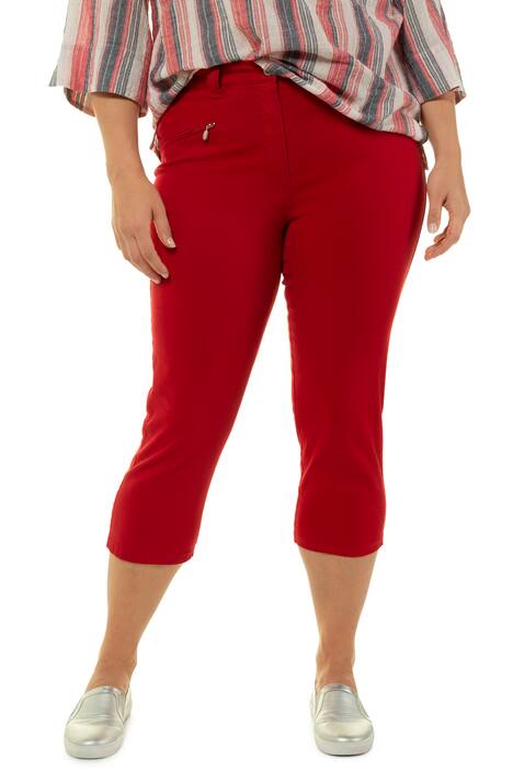 Kalhoty Mony, délka k lýtkům, zúžené nohavice, příčně elastické