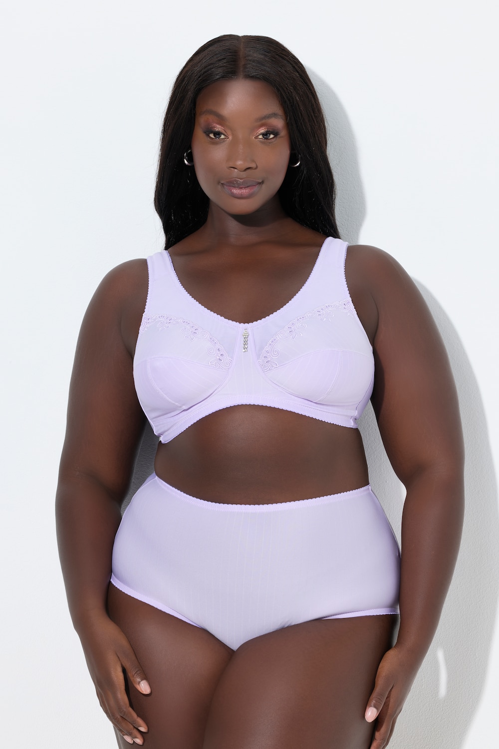 Große Größen Entlastungs-BH, Damen, lila, Größe: 120D, Synthetische Fasern/Baumwolle, Ulla Popken