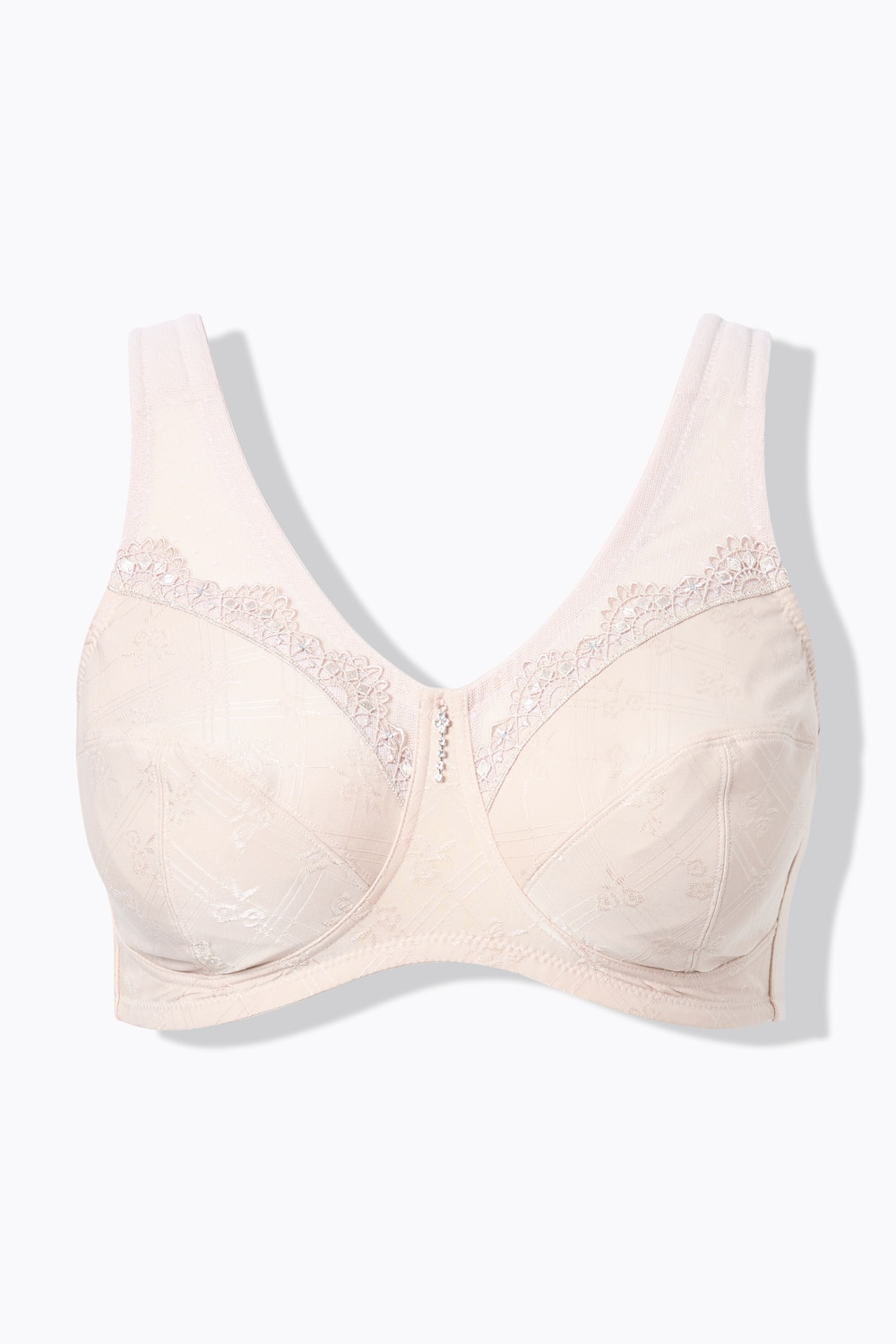 Stora storlekar Stöd-BH Kelly, Dam, beige, storlek: 120D, Syntetfibrer/Bomull/Polyester, Ulla Popken