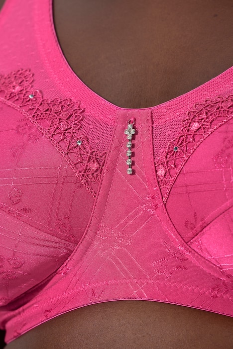 Entlastungs-BH, ohne Bügel, Spitze, Cup C - G