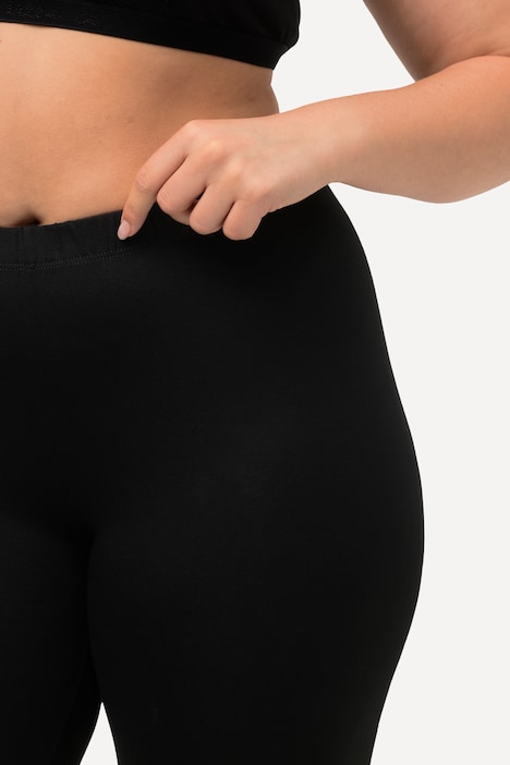 Spanx Women's Plus Size M Black Look At Me‎ Now Cropped Leggings Pant