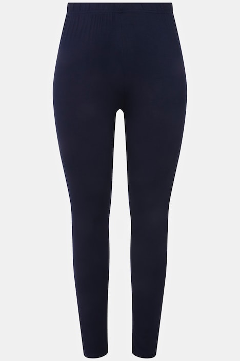Ulla Popken Women's Plus Size Soft & Stretchy Viscose Leggings Black 74+  665315 10 at  Women's Clothing store