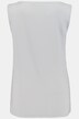 Top, klasyczny krój, okrągły dekolt, stretch, szerokie ramiączka, bez rękawów