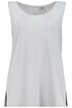 Top, kulatý výstřih, streč, široká ramínka, bez rukávů