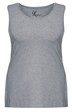 Top, kulatý výstřih, streč, široká ramínka, bez rukávů, krep
