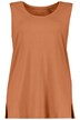 Top, kulatý výstřih, streč, široká ramínka, bez rukávů