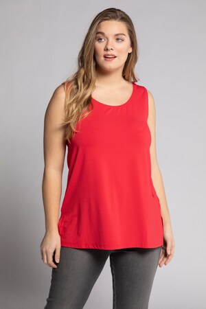 Plus Size Essential Rayon Round Neck Stretch Tank