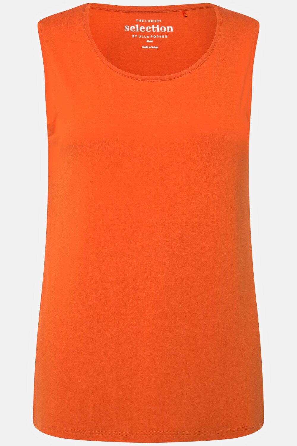 Grote Maten top, Dames, oranje, Maat: 50/52, Viscose, Ulla Popken