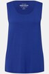 Top, cuello redondo, clásico, elástico, tirante ancho, sin mangas