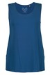 Top, kulatý výstřih, streč, široká ramínka, bez rukávů