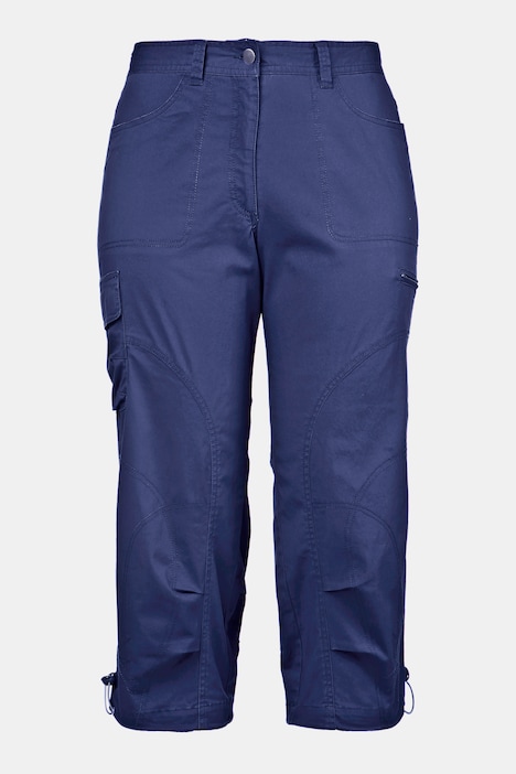 Seamed Cargo Pocket Crop Stretch Pants | Pant | Pants