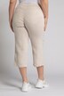 Linen Elastic Waist Crop Pants